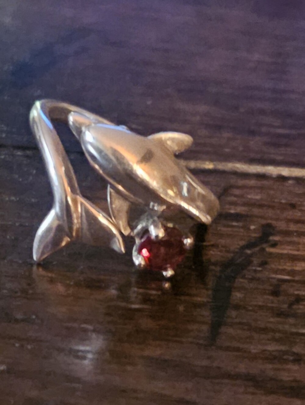 Sterling Silver Dolphin Ring